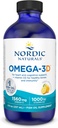 Nordic Naturals Omega-3D, Limon Flavor - 8 oz - 1560 mg Omega-3 + 1000 IU Vitamin D3 - Balık Yağı - EPA & DHA - Immune Support, Brain & Heart Health, Sağlıklı Bones - Non-GMO - 48 Servisler