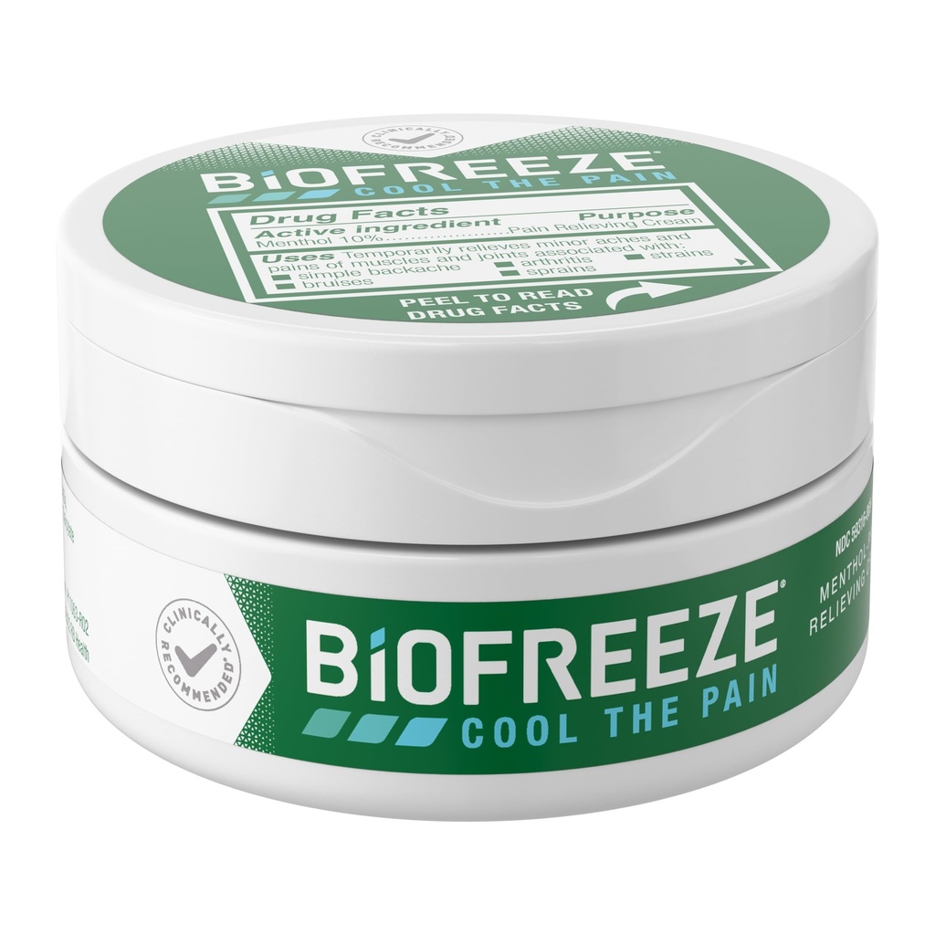 Diz, Boy, Hip, Ortak, Omuz ve Basit Backache, Arthritis Pain Reliever, Sore Muscle Relief, Soğutma Menthol Pain Cream, 3 Oz Oz