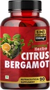 Herbs Bergamot Citrus 1110 mg with Black Choke Berry, Niacin, Olive Leaf & Black Pepper Extract 90 Capsule