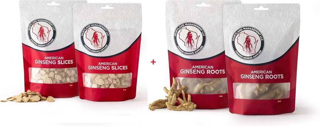 Sütland Amerikan DJ Slices and Roots - 16 oz Pack Her bir Wisconsin BTC - Farmer'den Tüketiciye Doğrudan 西洋参