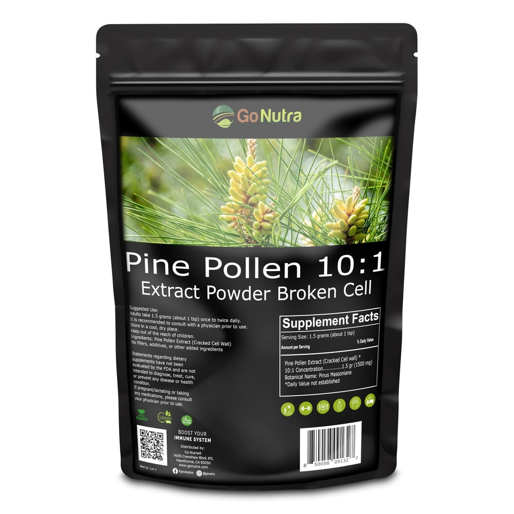 Go Nutra Pine Pollen σκόνη 