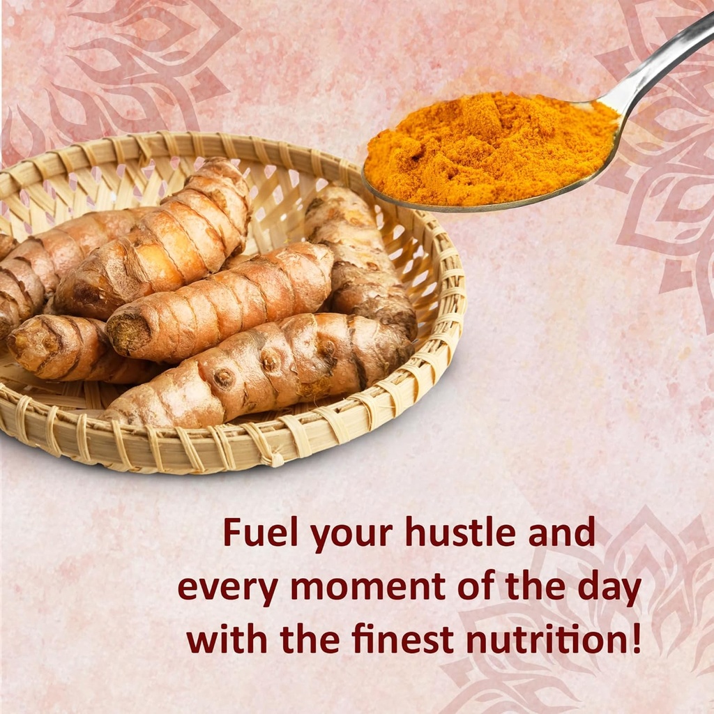 Reddy Naturals Turmeric Curcumin ile K2 D3 ve Black Pepper - Ortak, Bone & Immune Health - Su-mavi Toz - 4.2 oz (120g)