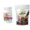 BariatricPal 30-Day Bariatric Vitamin Bundle (Πολυβιταμίνη 1 ανά ημέρα! Μασώμενα με 45mg σίδηρο - μικτό μούρο και κιτρικό ασβέστιο μαλακά μάσημα 500mg με προβιοτικά - μέντα σοκολάτας)