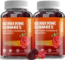 Ceylon Cinnamon ile Berberi Tamam - Erkekler ve Kadınlar için Şeker Ücretsiz Organik Berberine 1500 mg Gummies - Immune ve Metabolism ve Enerji Desteği
