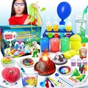 UNGLINGA 100+ Bilim Laboratuvarı Çocuklar için Kit Deneyleri, S.T.E.M Project Activities Eğitim Doğum Kızlar için Oyuncak Hediyeleri, Kimya Setleri, Gems Dig, Volcano, Glowing Worms