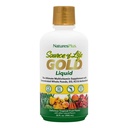 NaturesPlus Life Gold Multivitamin Sıvı Kaynağı - 30 oz - Vitaminler D3, B12 & K2 - Blood, Bone & Immune Support - Vegetarian & Gluten Free - 30 hizmet