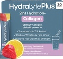 Hydralyte Datasol Collagen Packets with Electrolytes, Hydration Packets with Collagen for Women and Men, Electrolytes Toz with Collagen for Travel and Daily Hydration with C (30 Count)