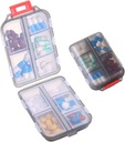 1Pack Travel Pill Organizer - 10 Karşılaştırmalar Pill Case, Compact ve Portre Pill Box, On-The-Go Storage, Pill Holder for Purse Gray