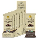 YemeToHeal Chocolate Chip Real Food Bar - Organik Vegan Sağlıklı Gluten Ücretsiz Protein Barlar - Low Sugar Meal Change Bar, Non GMO, Never Baked, Plant Based - Crafted to Enjoy, Not Sit on Shelves