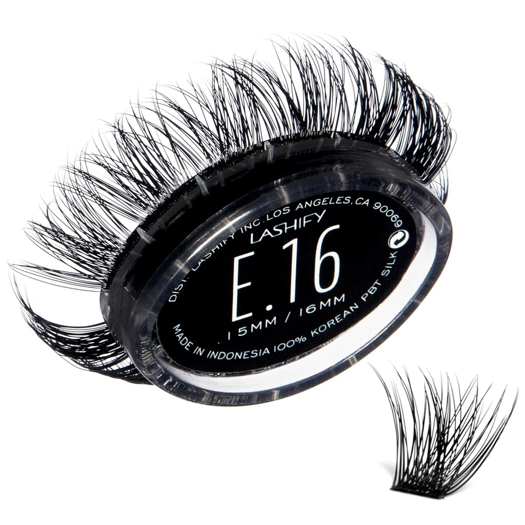 Lashify Extreme 16mm Gossamer DIY Eyelash Yeniliyor, Black, Easy false Lashes to Add Tremendous Volume