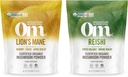 OM MUSHROOM SUPERFOOD 7.05oz Bundle, Mane & Reishi οργανική σκόνη μανιταριών, 200 υπηρεσίες