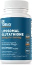 Dr. Tobias Liposomal Glutathione, 500 mg EN Highly Bio available Glutathione Supplement, Supports Energy, Skin & Immune Health - Vegan, Gluten-Free, Non-GMO, 60 Capsules, 30 Hizmet