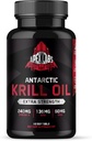 Antarktika Krill Oil 1000 mg with Omega-3s EPA, DHA, Astaxanthin ve Phospholipids 60 Softgels