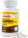 TIME-CAP LABS, INC. Zamanlı 300 Yetişkinler için Düzenli Kuvvetli aspirin 325 mg - Bayer'e kıyasla - Düzenli Güç aspirin Tabletleri - Sub Aches ve Pains için Ağrı Reliever - ABD'de Made in USA