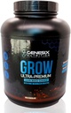 Grow protein Toz Diyeter Supplement Supporting Muscle Growth & Recovery | Pure Micronizedine Ultra-Premium Lean Mass Winer | Chocolate | 20 Servisler 5.3kg
