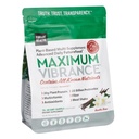 Vibrant Health, maksimum Vibrance, Plant-Based Superfood Supplement with a Multivitamin, protein ve 25 Milyar Probiyotiks, Vanilla, 15 Hizmet Pouch