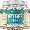 Iodine , 1069 mg Extra Strength Supplement for Metabolism, Ashwagandha, L-Tyrosine, çinko, Selenium & More More