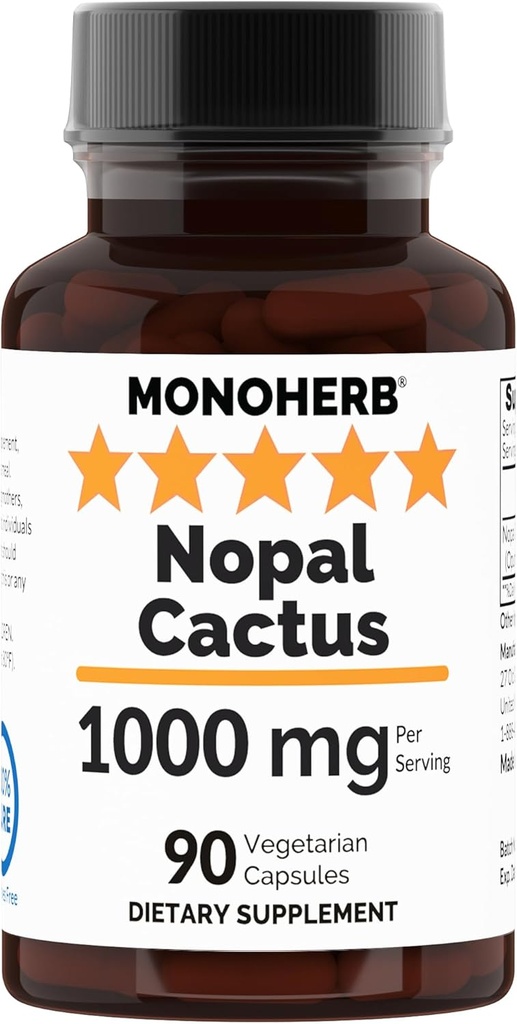Nopal Cactus 1000 mg - 90 Κάψουλες Veg