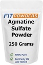 Agmatine Sulfate Toz 250 Grams (Multiple Boyutlar) Güçlü ve Pompa (Nitrik Oksit) %100 Saf Agmatine Toz, Vegan, Gluten-Free