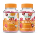 D Kids + Probiyotik 2 Milyar CFU Kids, Gummies Sche - Great Tasting, Supplement, Gluten Free, GMO Free, Chewable Gummy