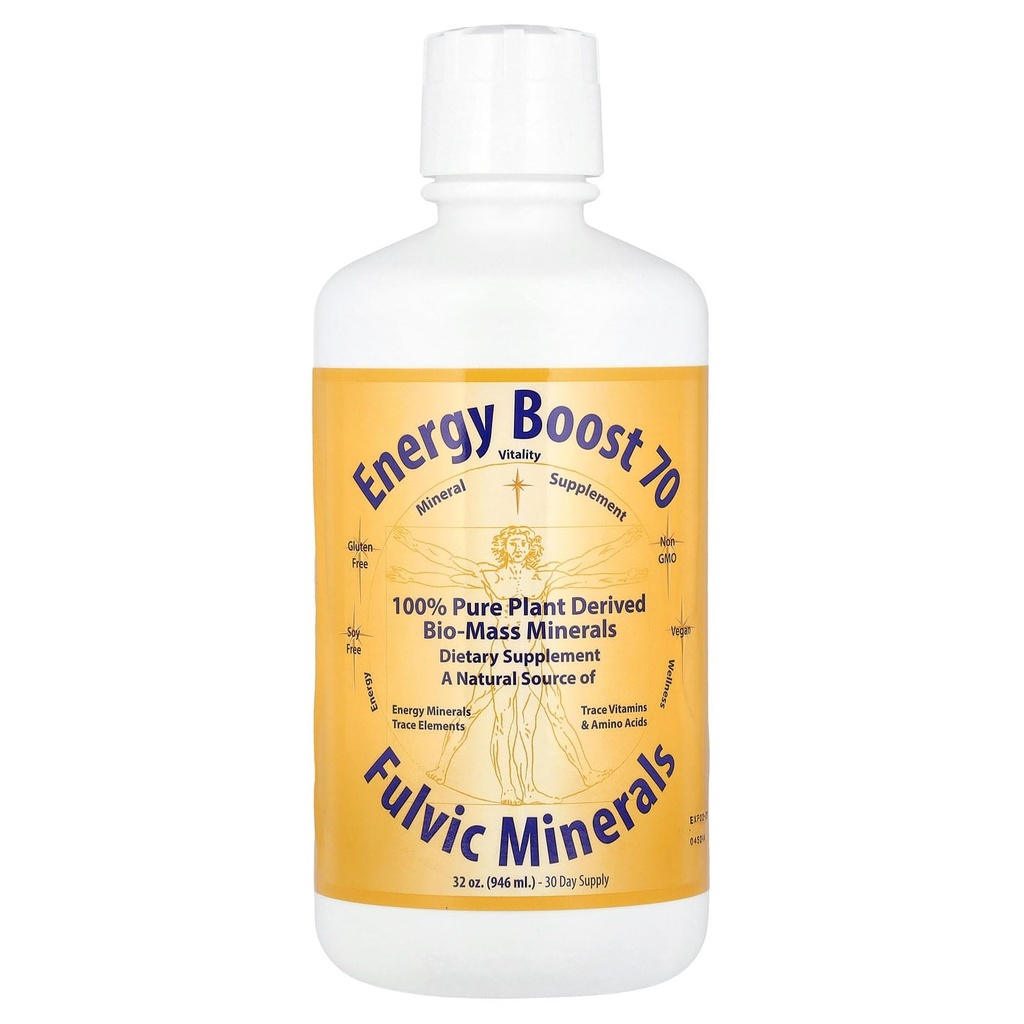 Energy Boost 70 Morningstar Minerals, Fulvic Minerals, 32 oz (946 ml)