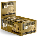 Authentic Bar Chocolate Chip Cookie Dough Protein Bars - Meal Yenileme Protein Snack Bars w/ 15g Whey Protein Isolate, Peanut Butter Foundation, Health Fats, Natural Sweetized - 12 Pack
