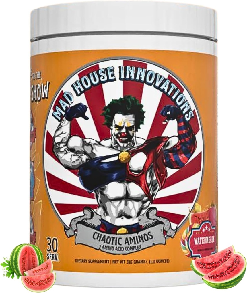Watermelon, Insane Pump 10.50G of Platinum Acid, 11.11 Oz Supports Muscle Recovery & Energy Production 30 Servisler