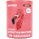 BIRDMAN Fitmingo Vegan Protein Toz Inositol, Collagen ATMs, Hyaluronik asit ve Vitaminler | Low Carb, Dairy Free, Low Calorie | 23g Plant Based Blueberry Protein Toz with Myo-Inositol
