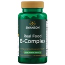 Swanson Real Food Βιταμίνη B-Complex 60 Veg Κάψουλες