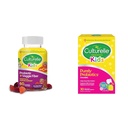 Çocuklar için Kültürlü Günlük Probiyotik + Veggie Fiber Gummies (Ages 3+) - 60 Count & Kids Chewable Daily Probiyotik for Kids, Ages 3+, Count 30