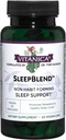 Vitanica Sleepblend, Non Habit Form Sleep Support Supplement, with Melatonin, Valerian Root, Passionflower ve Hops, Vegan, 60 Capsules