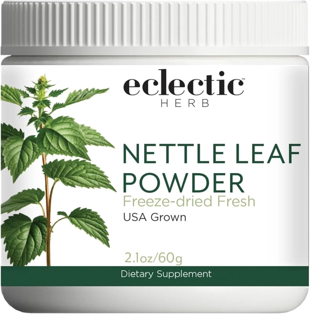 Eclectic Institute Raw Fresh Freeze-Dried Nettle Leaf Whole Food Toz | 2.1 oz (60 g)