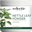 Eclectic Institute Raw Fresh Freeze-Dried Nettle Leaf Whole Food Toz | 2.1 oz (60 g)