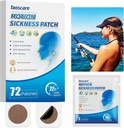 Hareket Hastalığı Patches, Sea Hastaness Patch for Cruise, Non-Drowsy, Car/Ships/Airplane/Amusement Park Hasta Gezisi, Çocuklar ve Yetişkinler için Seyahat Esasları (72 Kont)