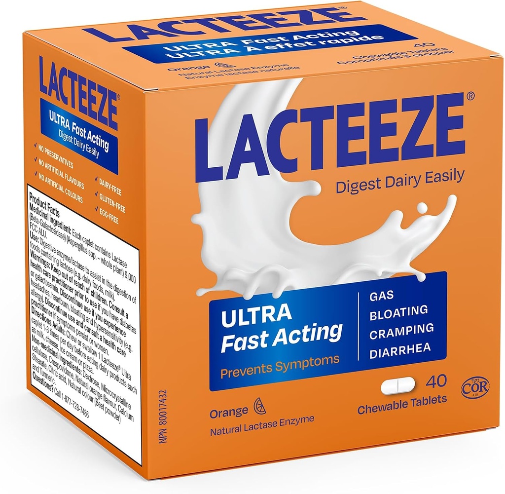 Lacteeze Ultra Digestive Ένζυμο Caplet