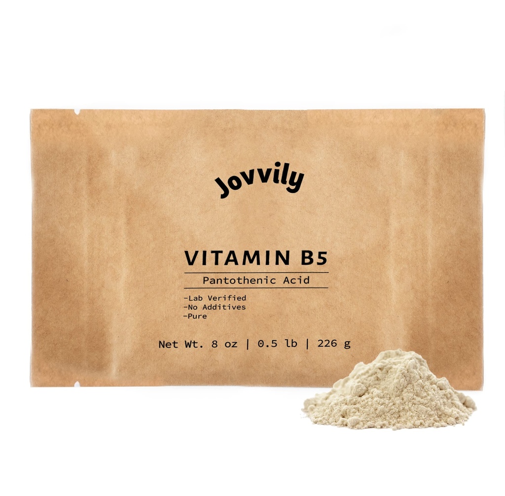 B5 Vitamini - Pantothenic Acid - 8 oz - D-Calcium Pantothenate - Her Zaman Saf - Hayır Girers veya Katkılar