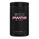 PWDRS Pre-Workout Toz, All Natural Pre Workout for Energy, Pump, Endurance & Strength, Caffeine (Pink Lemonade)