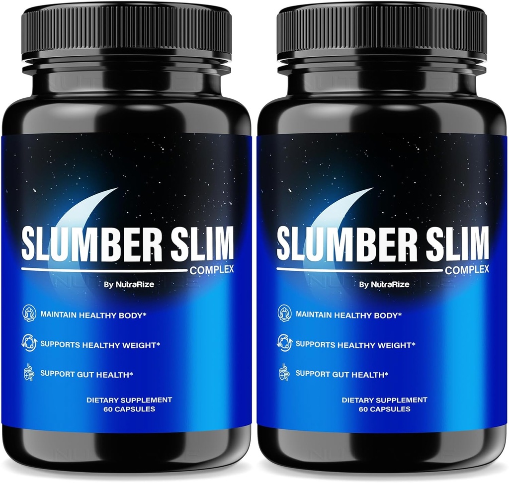 (2 Pack) Slumber Slim Kilo Kaybı, Resmi SlumberSlim Kompleksi Formula, Tüm Doğal Piller Fitness ve Genel Wellness, Premium Keto Capsules, Slumber Slim İncelemeleri (120 Capsules)