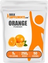 BulkSupplements.com Πορτοκαλί σε σκόνη - Πορτοκαλί σε σκόνη φρούτων, Nutrient-Rich Γεύση - Χωρίς γλουτένη, 5g ανά Σερβίρισμα, 250g (8,8 oz) (Pack of 1)