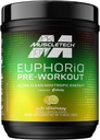 Pre Workout Toz KasTech EuphoriQ PreWorkout Smart Pre Workout Toz for Men & Women Caffeine Metabolite Yakıtlı Paraxanthine Yuzu Lemonade (20 hizmet)