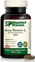 Standard Process Inc. Okra Pepsin E3 - Tüm Gıda Digestive Health, Cholesterol, Bowel ve Bowel, İspanyol Moss, Buckwair ve Okra, Gluten Free - 90 Capsules