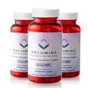 Relumins Advance Nutrition Gluta 1000 - L-Glutathione, Alfa Lipoic Acid & Rose HIPS - Antioksi Support for Skin & Genel Wellness - 60 Veg Capsules x 3 Şişe (90-Day Supply)