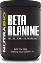 NutraBio Beta Alanine Pre-Workout Supplement - Beta Alanine Toz- 360g Toz