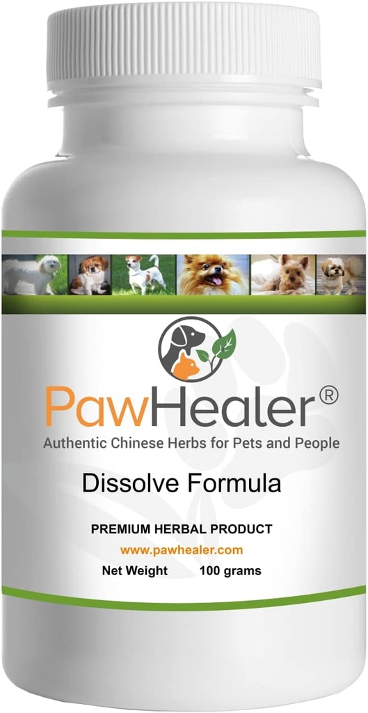 PawHealer® Dissolve Herbal Formula - 100 Grams Toz - Köpekler ve Evcil hayvanlardaki Fatty Lumps & Bumps için Remedy...