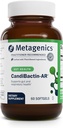 Μεταγονικά CandiBactin-AR - αιθέρια έλαια Orγανης & θυμαριού με φασκόμηλο & βάλσαμο λεμονιού - Υποστηρίζει Digestive Health, Microbial Balance & GI Comfort - Enteric Coated Softgels - Χωρίς γλουτένη - 60 Softgels