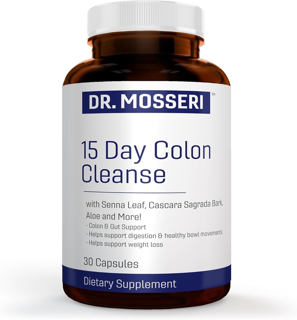 Kilo kaybı için 15 Günlük Kolon Temiz ve Detox, Gut Health, Digestion & Bowel Support – Relieves Constipation, Bloating & Supports Metabolism – Senna Leaf, Aloe & Psyllium Husk.