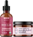 Myo-Inositol Toz Kompleksi & Herbal Hormon Dengesi Tincture | Hormon Balancing Sche with Myo-Inositol & D-Chiro (30 Servisler) ve PMS Menopause & Menstrual Support Liquid (60 Hizmet)