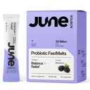 Denge + Yardım | Hızlı Melt Pre + Probiyotik for Mood & Stres - BlackBerry Flavor, 30 Toz Sachets