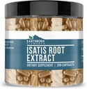 Earthborn στοιχεία Isatis Root Extract 200 κάψουλες, καθαρό & μη αραιωμένο, χωρίς πρόσθετα