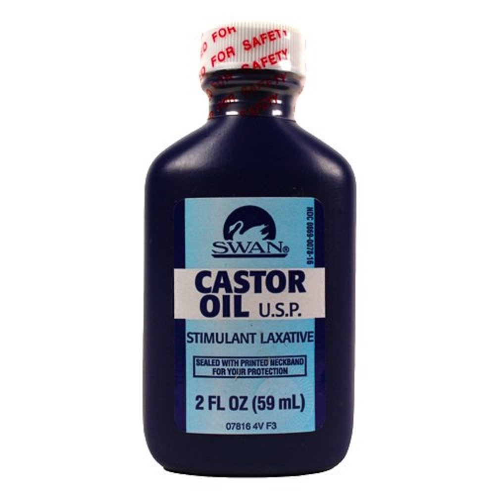 Swan Castor Oil - 2 oz Şişe, (4 Pack)